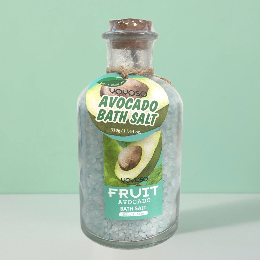 ملح استحمام للتقشير بالافوكادو
