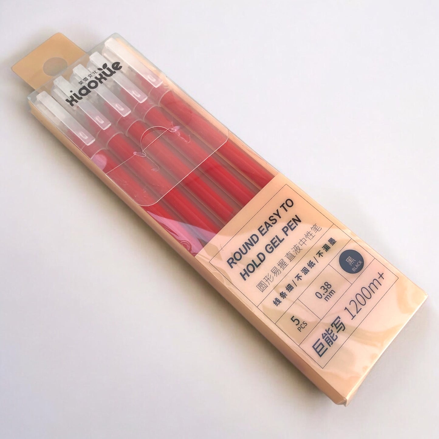 بكج اقلام حبر احمر عدد 5