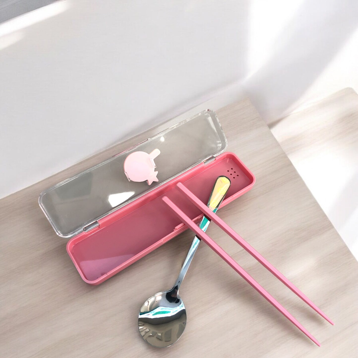 بكج اعواد طعام مع ملعقة مزخرفة