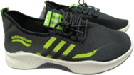 Men's black and phosphorescent medical shoes