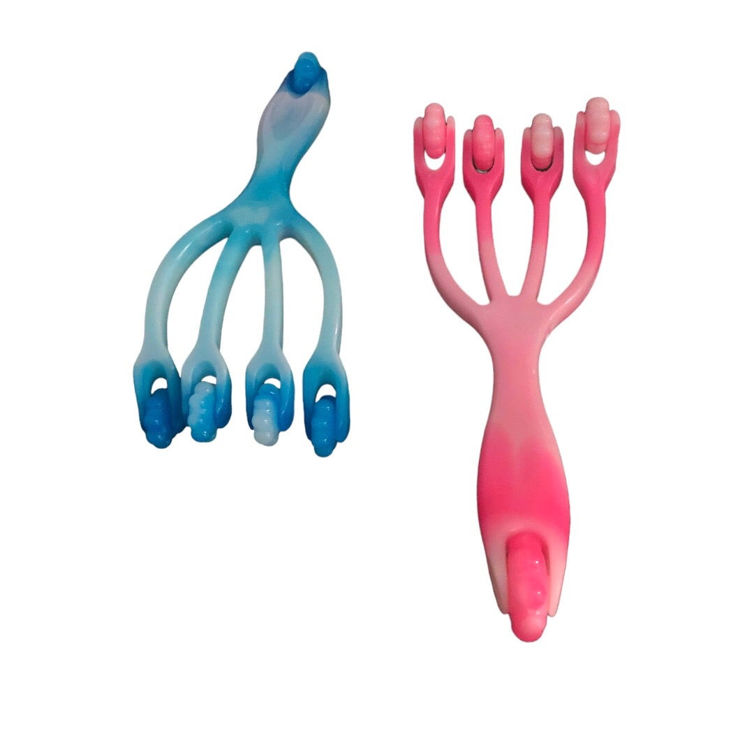 Plastic massage hand 4 heads