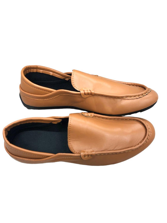 Brown formal men's shoes