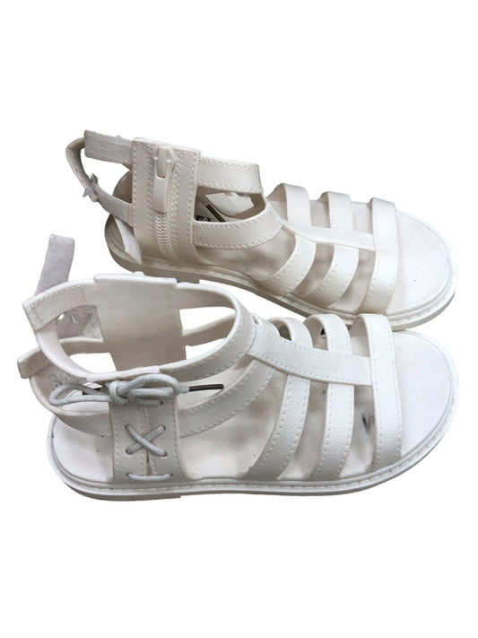 Girls white sandals