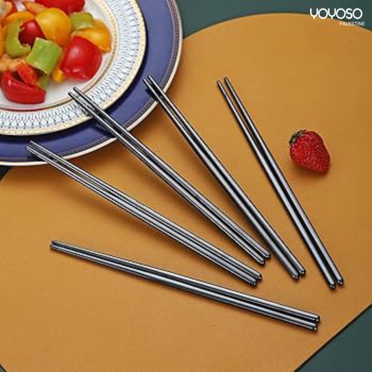 Iron chopsticks, 5 pairs