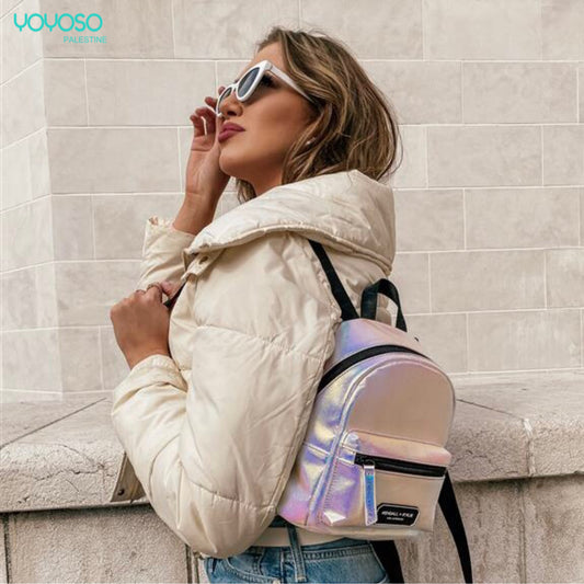 Shiny girls' baby bag