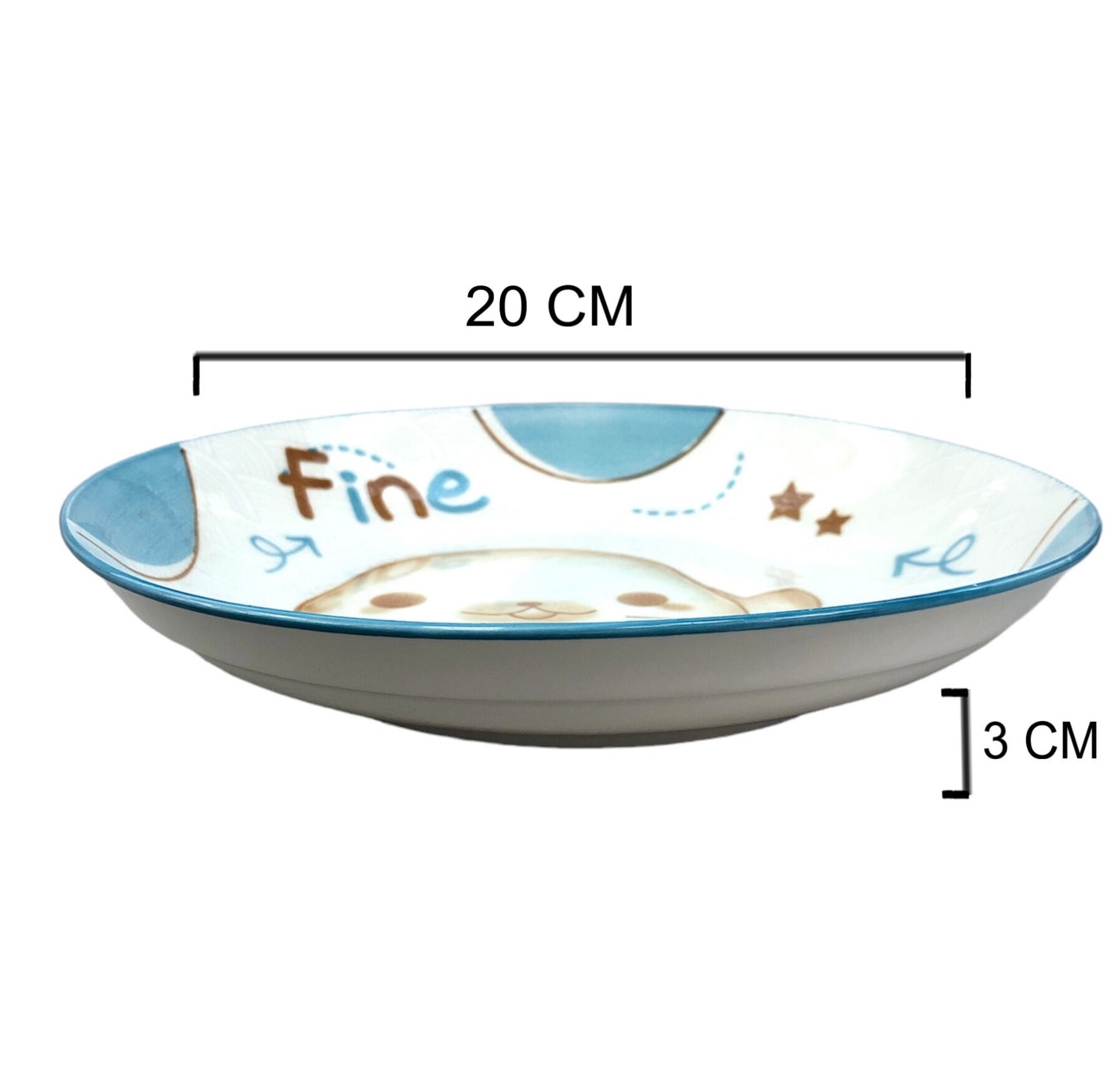 Marine animal ceramic dish