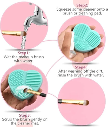 اداة سيليكون لتنظيف فراشي المكياج