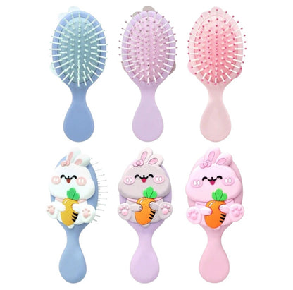 فرشاة شعر بلاستيك صغيرة ارنب