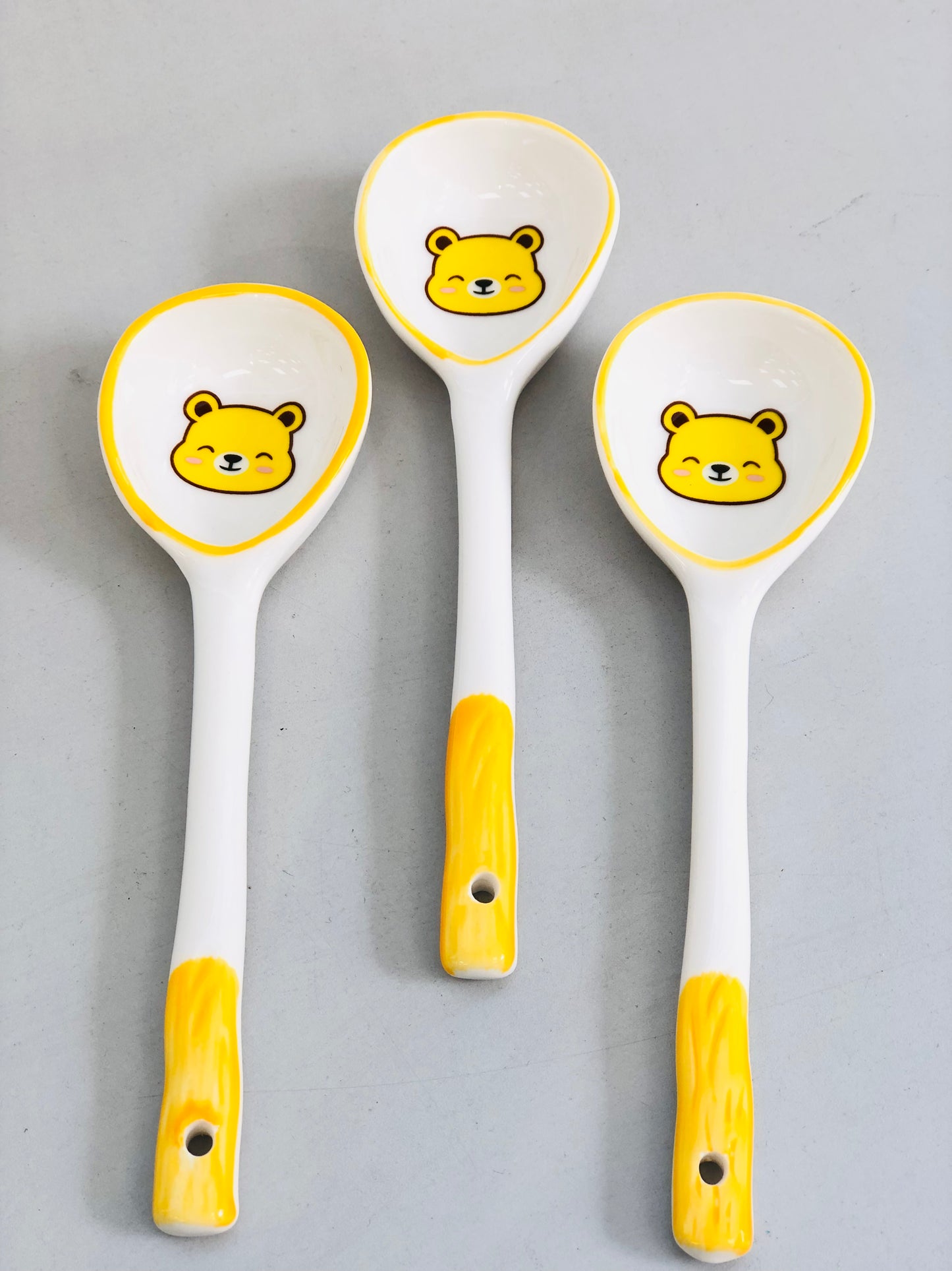 Honey Bear Ceramic Spoon