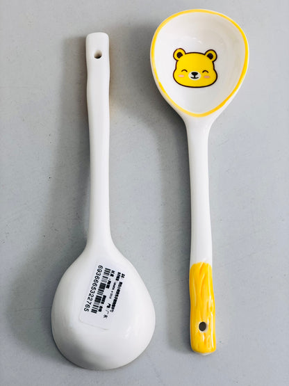 Honey Bear Ceramic Spoon