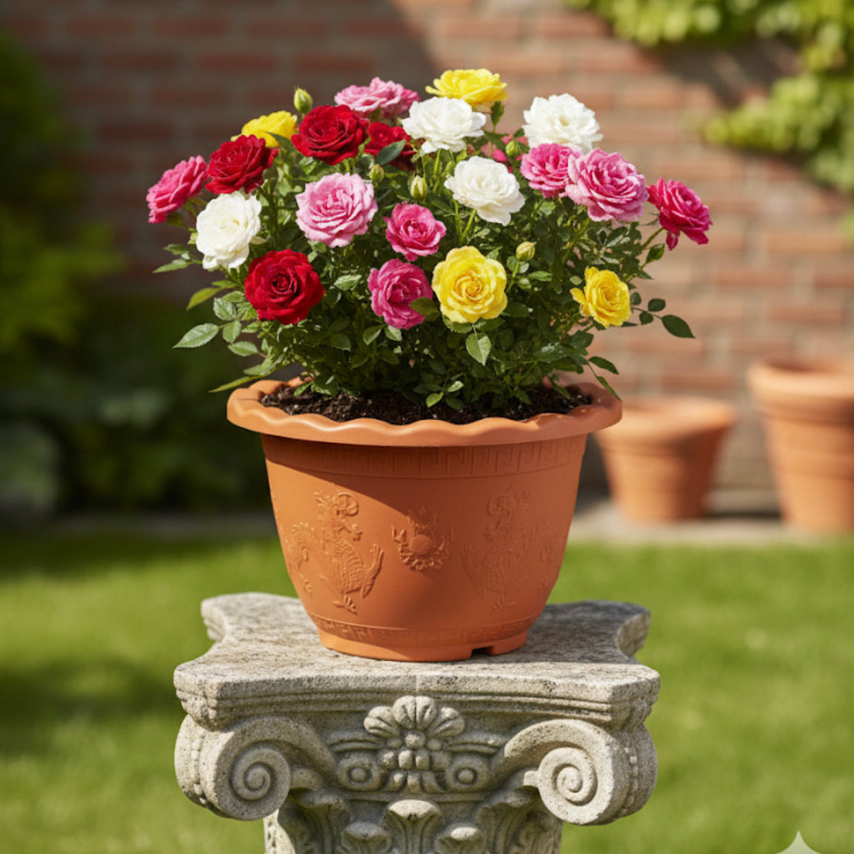 Dragon-shaped cultivation pots