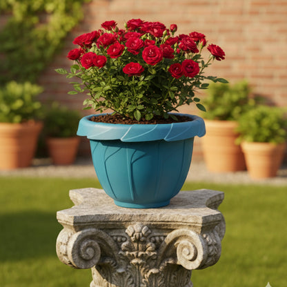 قواوير زراعية شكل زهرة