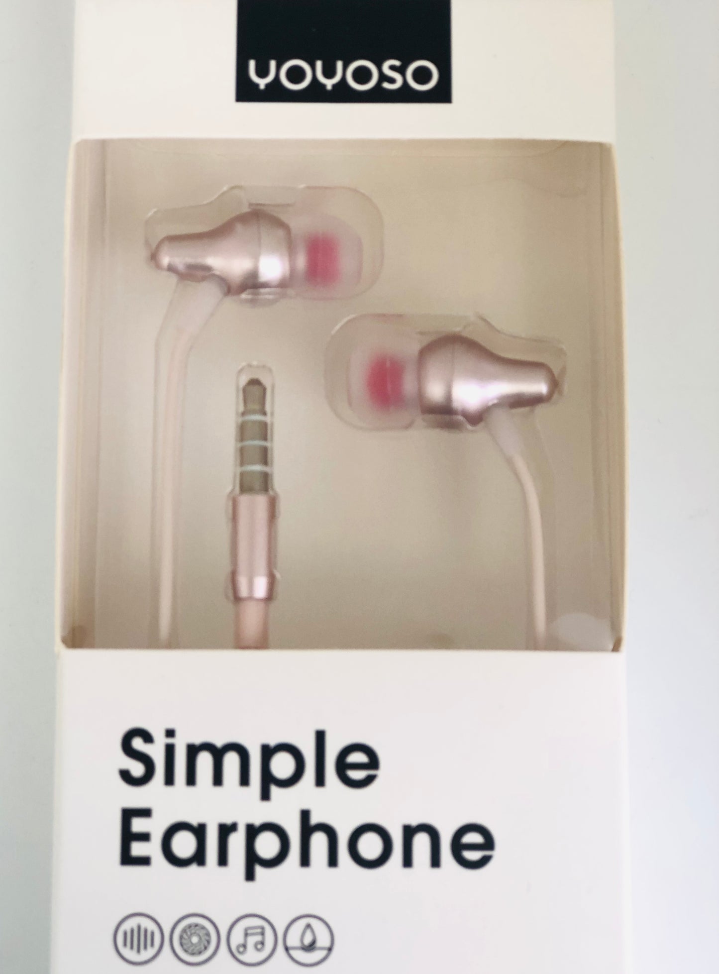 ANDROID Metallic Earphone Pink