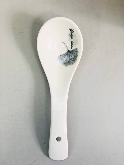 Residential rose ceramic spoon, number 3