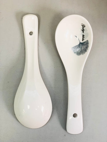 Residential rose ceramic spoon, number 3