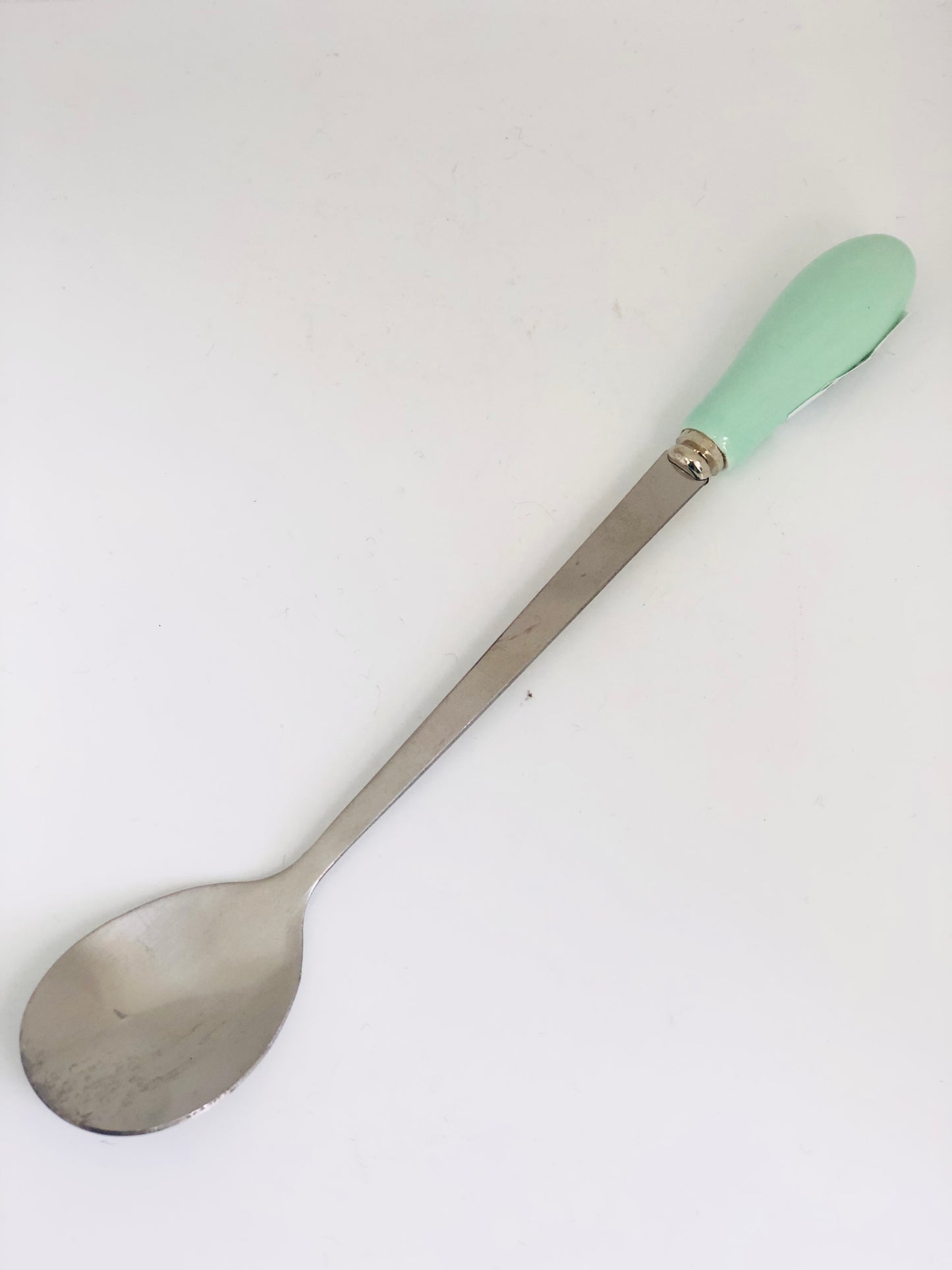 Small size ceramic spoons with long handle