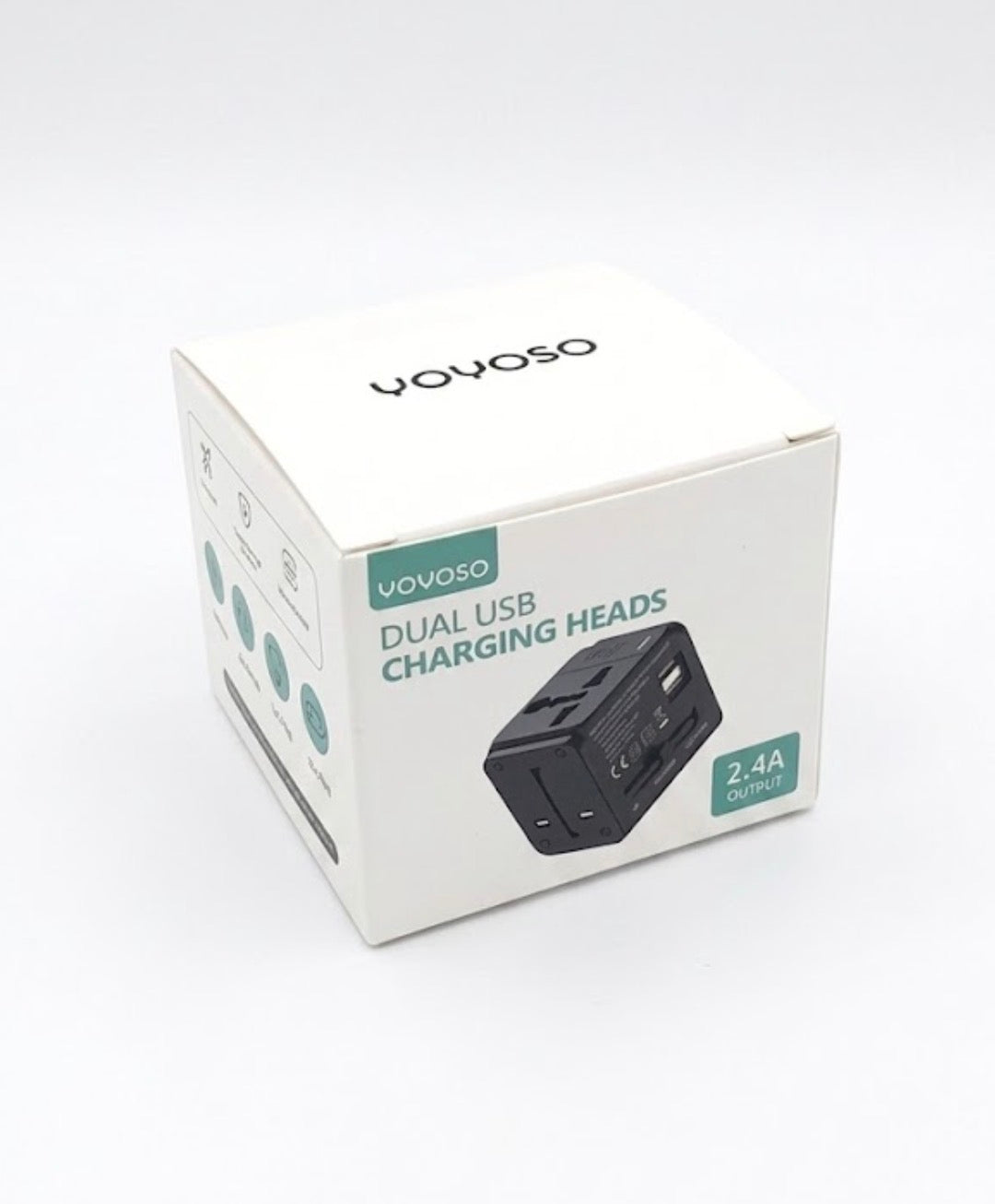 USB  محول سفر متعدد الجنسيات مع شاحن