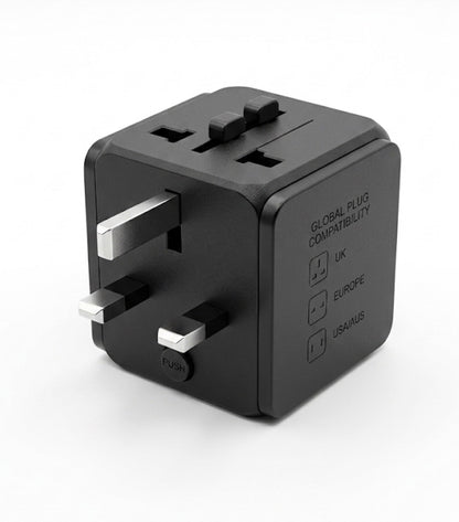 USB  محول سفر متعدد الجنسيات مع شاحن