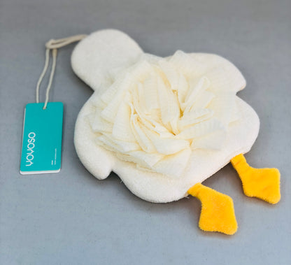 Double-sided duck bath loofah