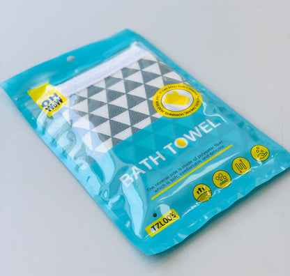 Bath loofah Moroccan shapes