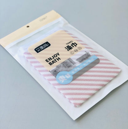 Moroccan striped bath loofah