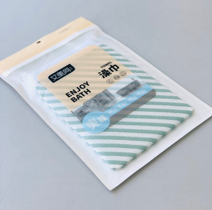 Moroccan striped bath loofah