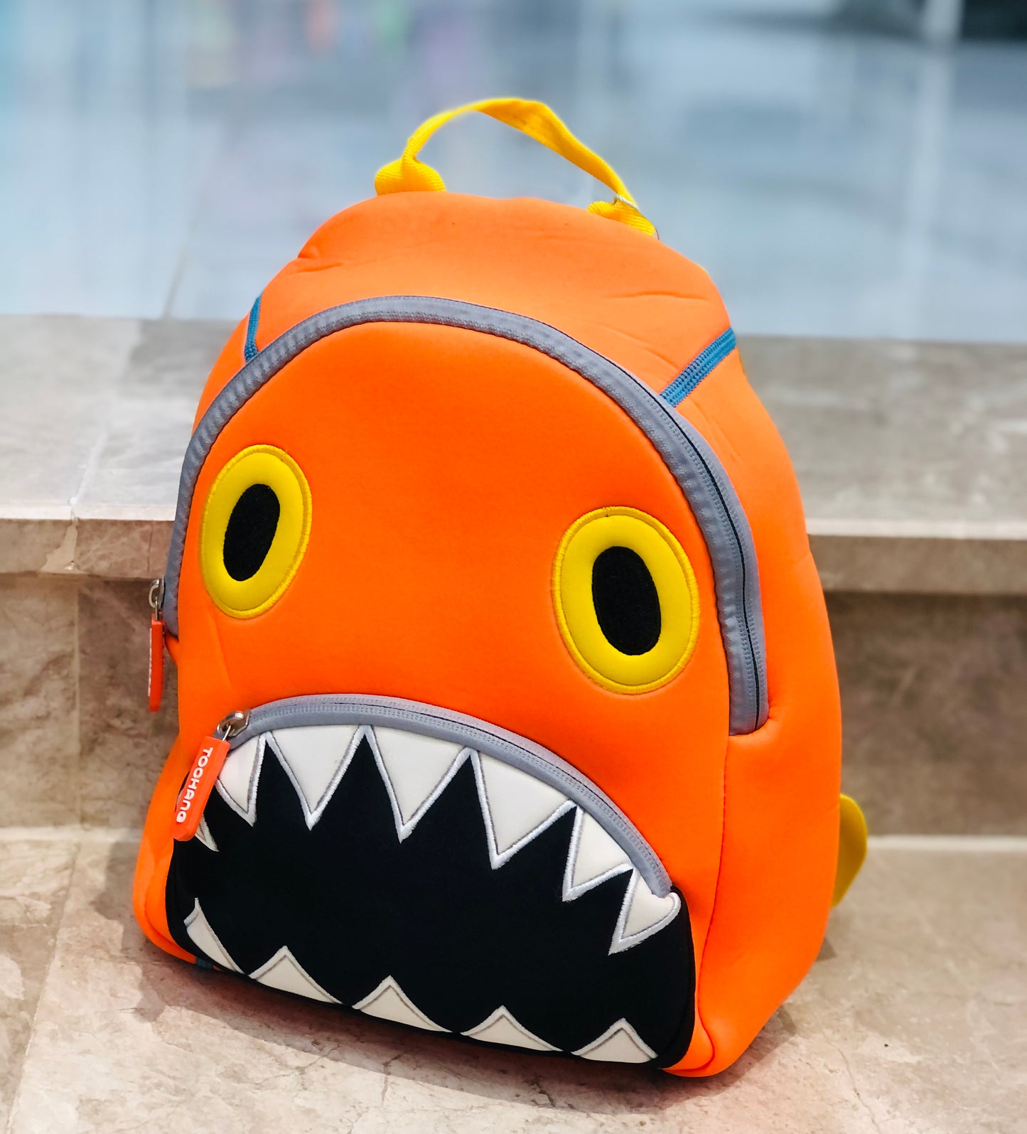 Orange children's backpack