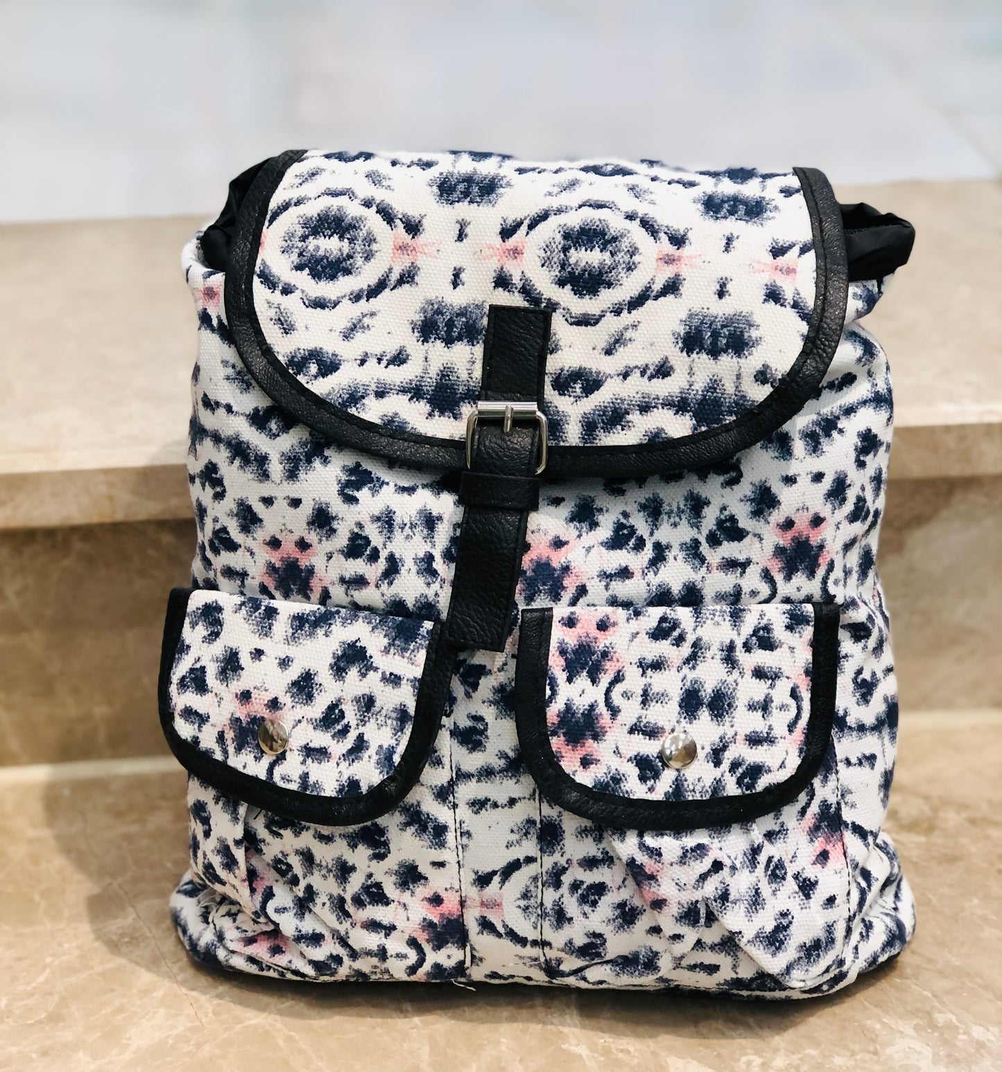 Colorful canvas children's backpack