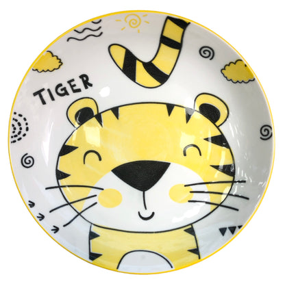 Tiger ceramic plate