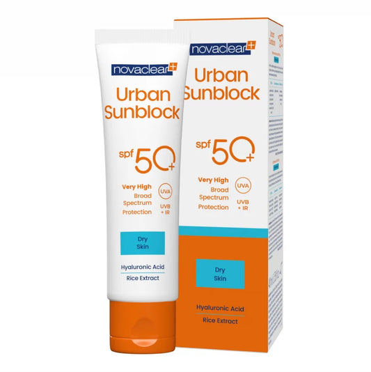 Novaclear Urban Sunblock SPF50+ Dry Skin 40ML واقي شمس للبشرة الجافة