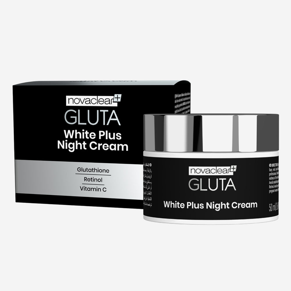 Gluta White Plus كريم مرطب ليلي 50 مل