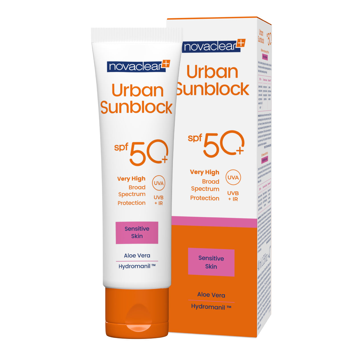 Novaclear Urban Sunblock Sensitive-Skin 40ML واقي شمس للبشرة الحساسة